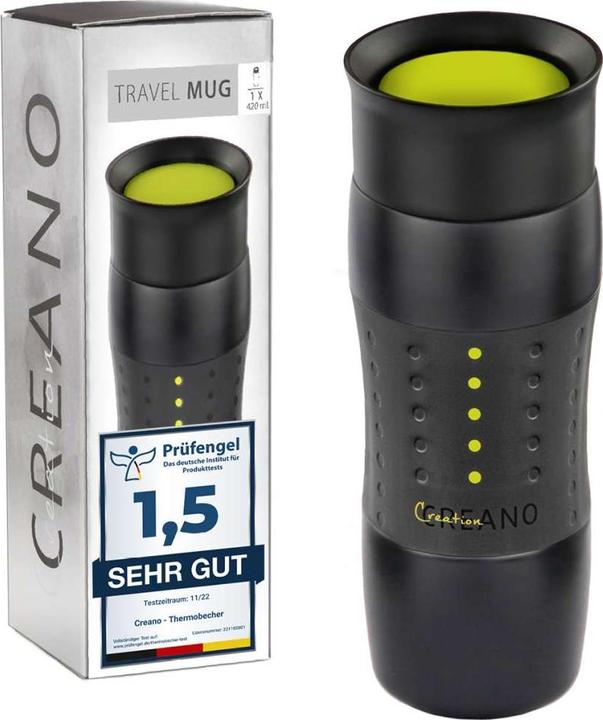 Image du produit Creano Thermos Bouteille d'eau Design Travel Mug 420ml No.18 (0.42 l)