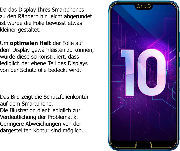 Produktbild Dipos Displayschutzfolie Crystalclear (2 Stück, Honor 10)
