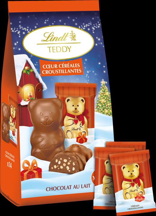 Produktbild Lindt Teddy Milch Knusper-Minis Weihnachten (130 g)