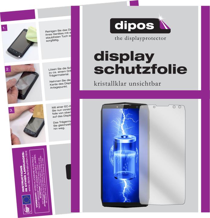 Produktbild Dipos Displayschutzfolie Crystalclear (5 Stück, Blackview P10000 Pro)