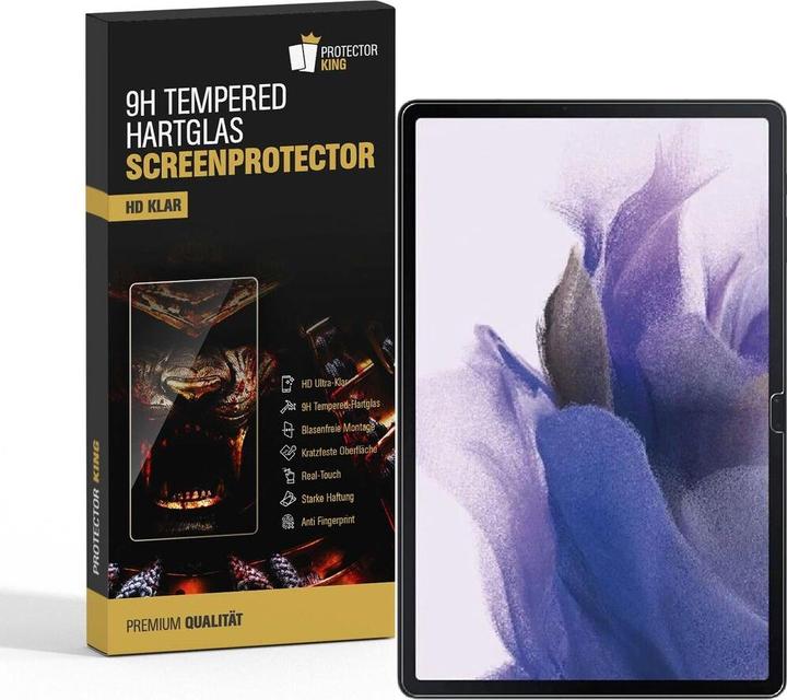 Protectorking 3x real tempered 9H armoured glass 3D CLEAR (3 Piece, Galaxy Tab S7 FE)