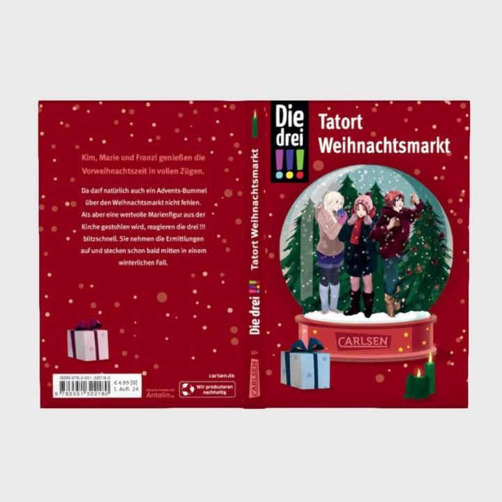 Produktbild Die drei!!!: Tatort Weihnachtsmarkt (Henriette Wich, Maja von Vogel, Deutsch)
