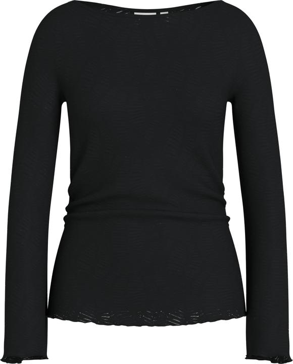 Actual product image Vila Boat-neck top with long sleeves (XS)