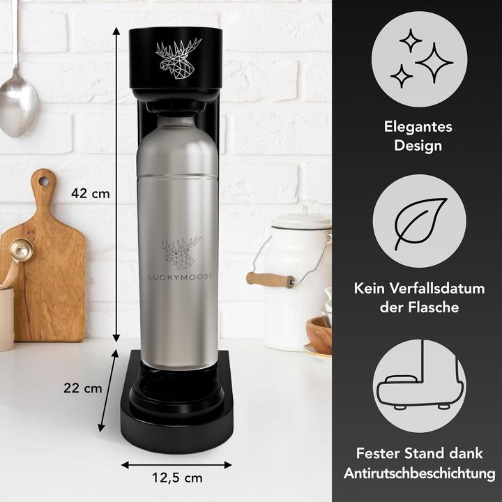 Actual product image Luckymoose Infinity Wassersprudler