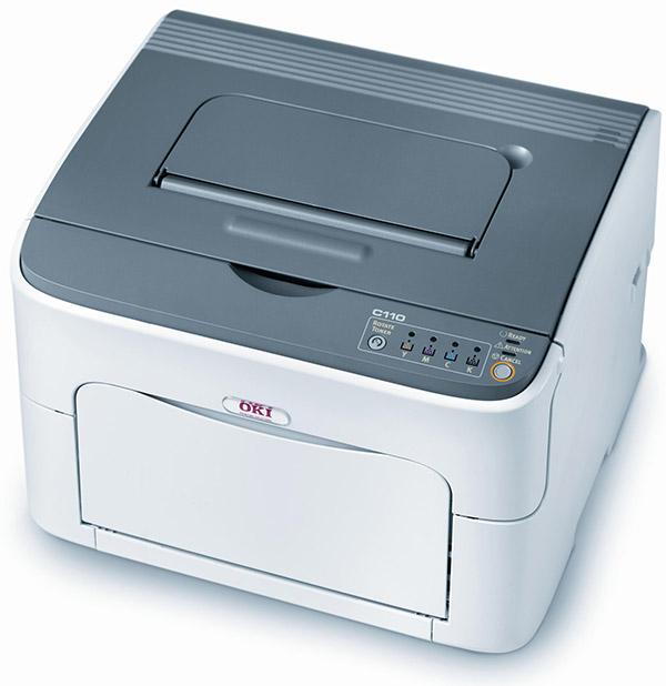 Actual product image OKI C110 colour laser printer (Laser, Colour)