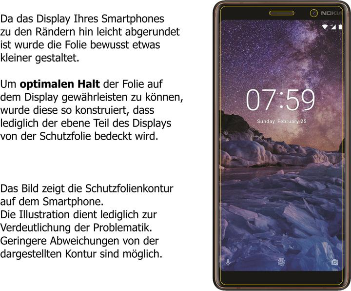 Image du produit Dipos Film de Protection d’écran Anti-Shock (2 pièce(s), Nokia 7 Plus)