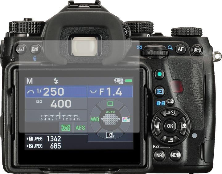 Actual product image Dipos Screen Protector Anti-Glare (Screen protector, Pentax K-1 Mark II)