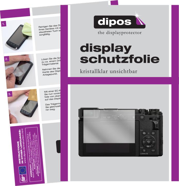 Image du produit Dipos Film de Protection d’écran Crystalclear (Protecteur d'écran, Panasonic Lumix DC-GX9)