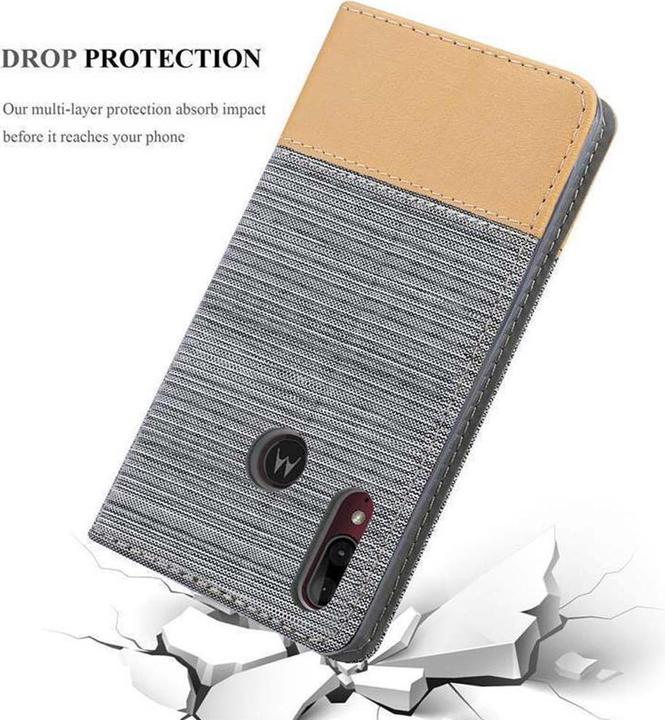 Productafbeelding Cadorabo Boek Jeans Optiek Cover (Motorola Moto E6 Plus)