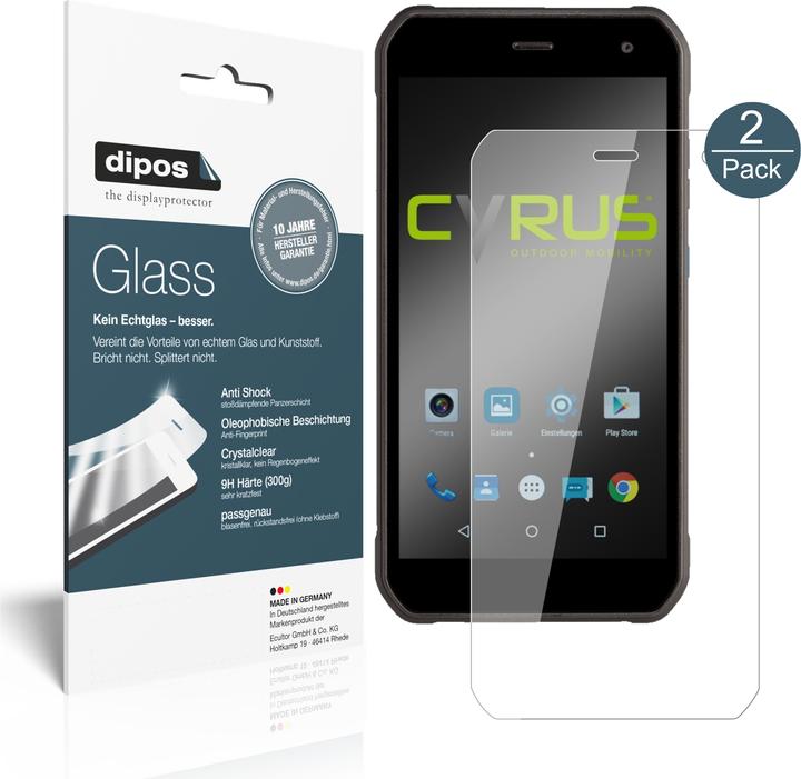 Image du produit Dipos Film de Protection d’écran Anti-Shock (2 pièce(s), Cyrus CS40)