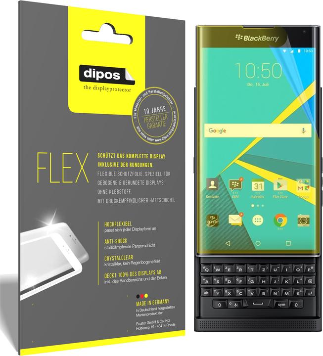 Image du produit Dipos Film de Protection d’écran Full-Cover 3D (2 pièce(s), Blackberry Priv)