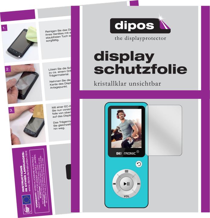 Immagine prodotto Dipos Pellicola Protettiva (Pellicola protettiva, Lettore MP3 Bertronic BC04 Royal)