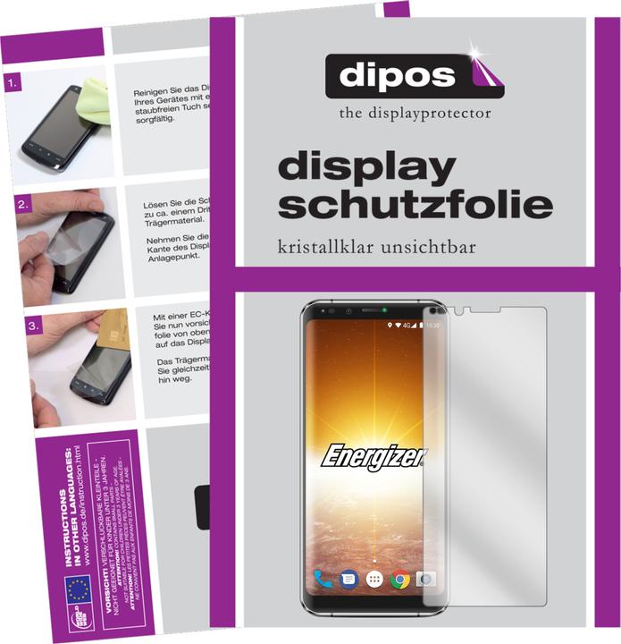 Produktbild Dipos Displayschutzfolie Crystalclear (6 Stück, Energizer PowerMax P600S)