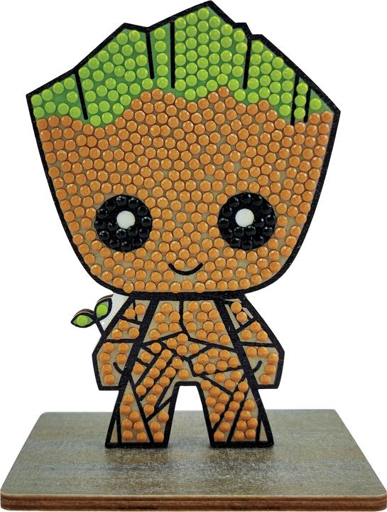 Actual product image Craft Buddy Groot, Crystal Art Figure approx. 11x8cm