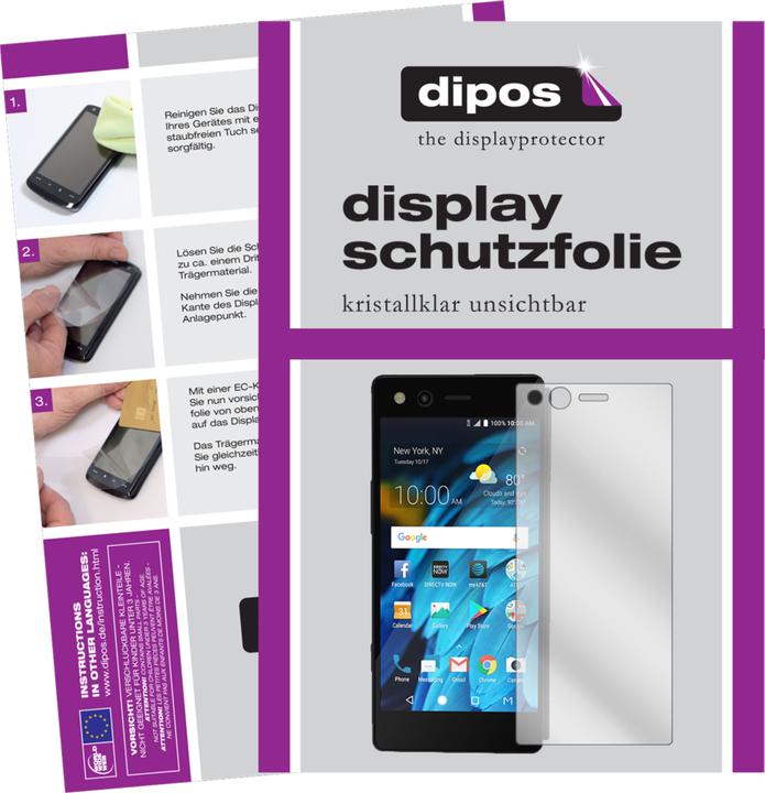 Actual product image Dipos Screen Protector Crystalclear (6 Piece, ZTE Axon M)