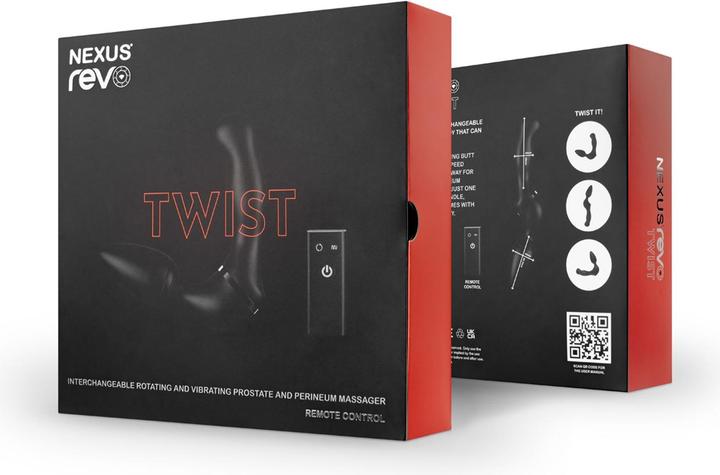 Image du produit Nexus Revo Twist Double Toy Masseur Anal & Prostate Noir