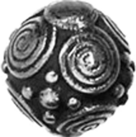 Immagine prodotto Star Piercing Palla d'argento con puntini a spirale (Ottone, Acciaio chirurgico 316L)