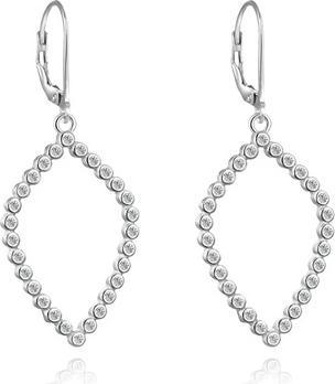 Image du produit Agato Boucles d'oreilles en argent étincelant avec zircons AGUC3505