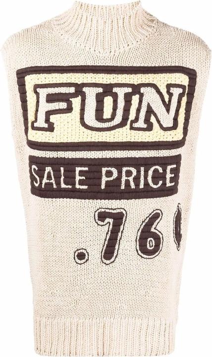 Immagine prodotto Jil Sander Slogan Print Vest Pullover (48)