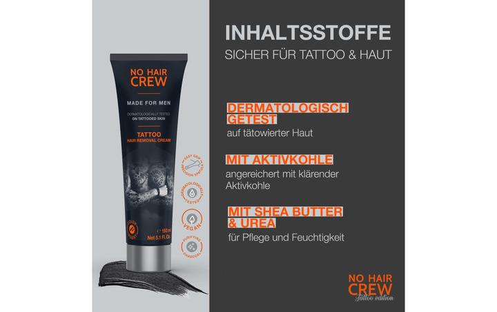 Immagine prodotto No Hair Crew Crema depilatoria Tattoo Edition 150 ml (150 ml, 1 x)