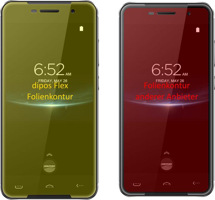 Image du produit Dipos Film de Protection d’écran Full-Cover 3D (3 pièce(s), Homtom HT37 Pro)