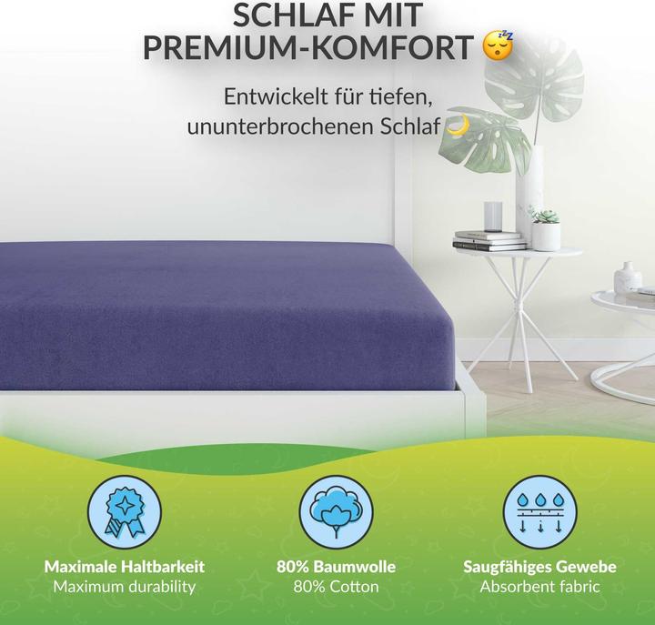 Produktbild Etérea Frottee Spannbettlaken (60 x 120 - 70 x 140 cm)