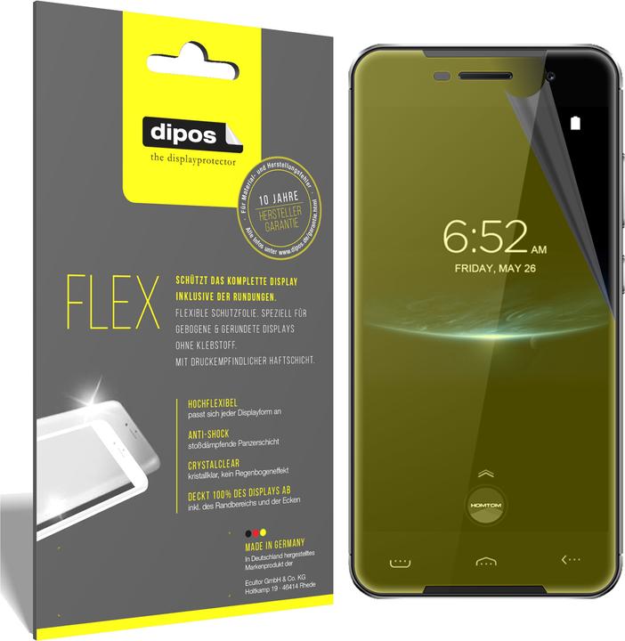 Image du produit Dipos Film de Protection d’écran Full-Cover 3D (3 pièce(s), Homtom HT37 Pro)