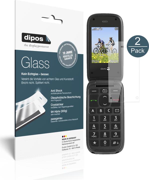 Image du produit Dipos Film de Protection d’écran Anti-Shock (2 pièce(s), Doro PhoneEasy 613)