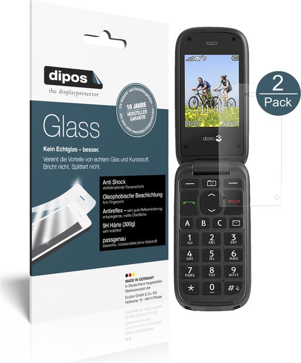 Image du produit Dipos Film de Protection d’écran Anti-Shock (2 pièce(s), Doro PhoneEasy 613)