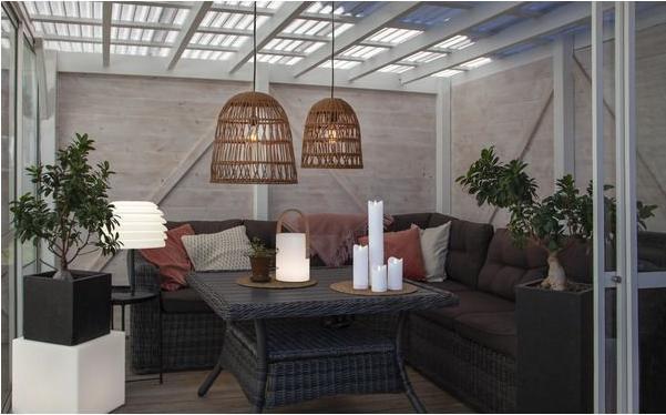 Actual product image Star Trading Garden lamp RHODOS 51.5 cm (E27)