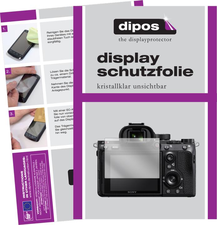 Actual product image Dipos Screen Protector Crystalclear (Screen protector, A7R III)