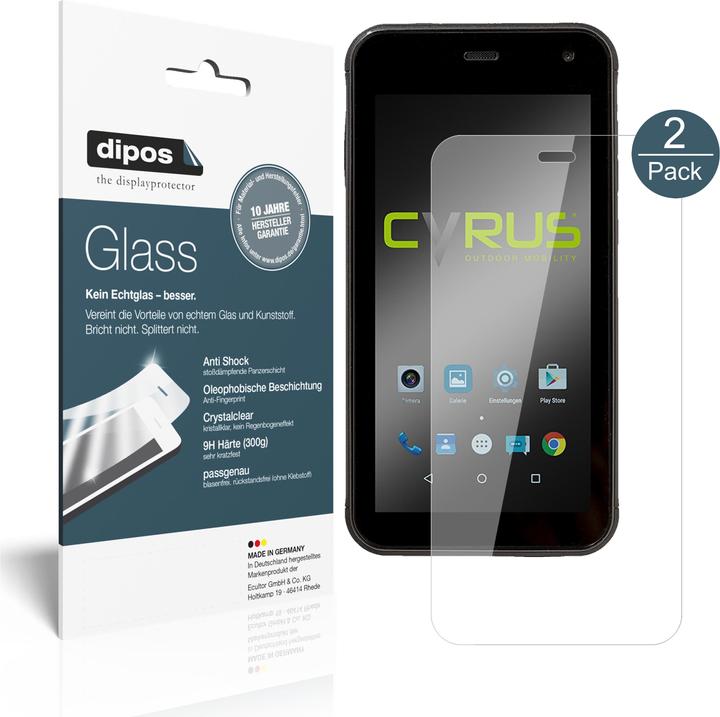 Image du produit Dipos Film de Protection d’écran Anti-Shock (2 pièce(s), Cyrus CS 22)