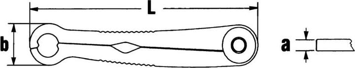 Actual product image Stahlwille Ratchet wrench FastRatch No.240 (4 mm)