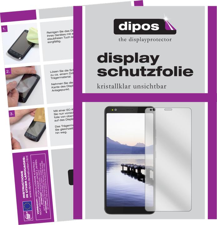 Actual product image Dipos Screen Protector Crystalclear (5 Piece, Gigaset GS370 Plus)