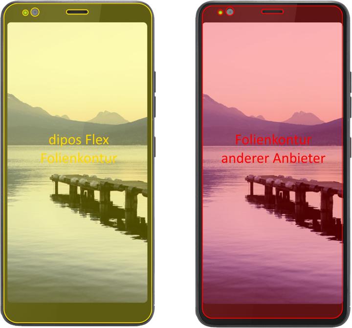 Actual product image Dipos Screen Protector Full-Cover 3D (2 Piece, Gigaset GS370 Plus)