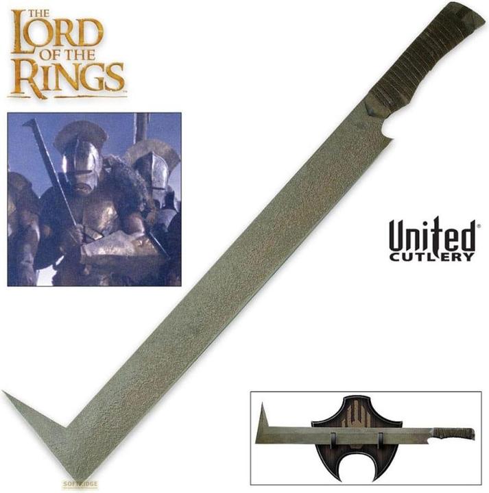 Image du produit United Cutlery Réplique 1/1 du Seigneur des Anneaux du cimeterre du requin Uruk 81 cm