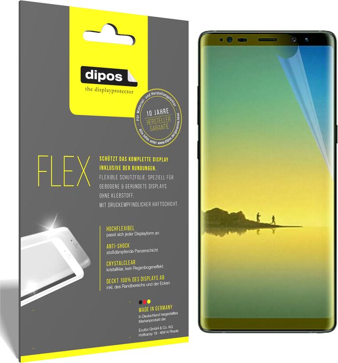 Actual product image Dipos Screen Protector Full-Cover 3D (3 Piece, Samsung Galaxy Note 8)