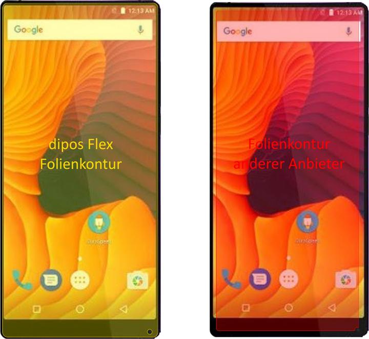 Actual product image Dipos Screen Protector Full-Cover 3D (3 Piece, Vernee Mix 2)