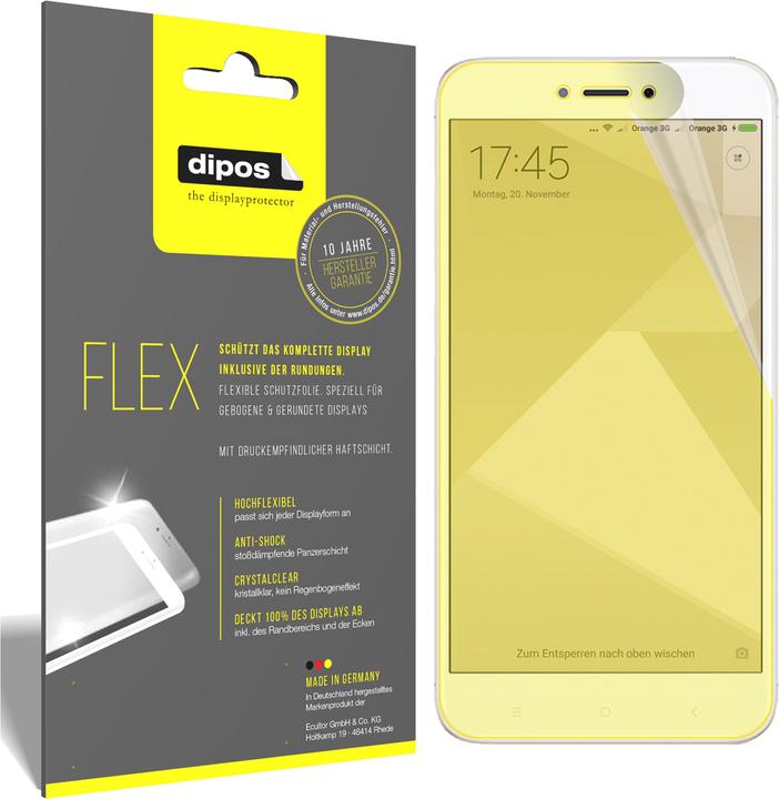 Image du produit Dipos Film de Protection d’écran Full-Cover 3D (3 pièce(s), Xiaomi Redmi 4X)