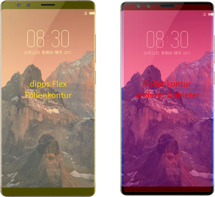 Produktbild Dipos Displayschutzfolie Full-Cover 3D (3 Stück, ZTE Nubia Z17S)