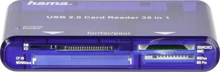 Produktbild Hama USB-2.0-Multi-Kartenleser 35in1 (USB 2.0)
