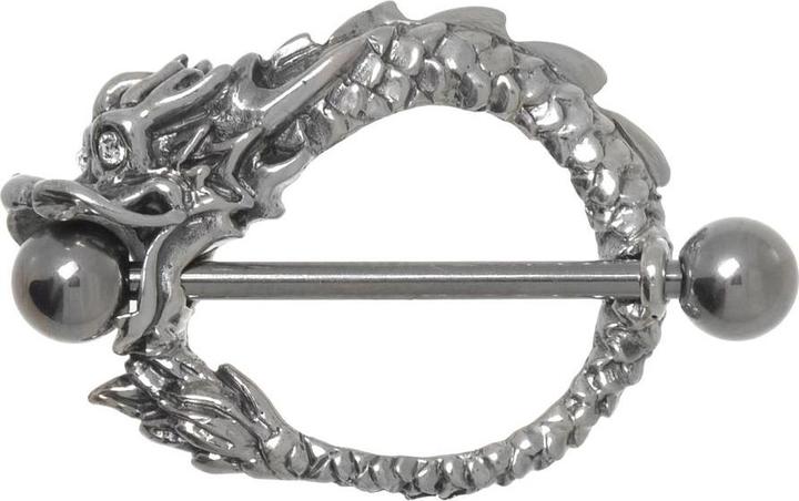 Bijouteria Brustpiercing (Silber 925, Chirurgenstahl 316L, Kristall)