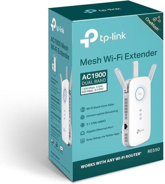 Actual product image TP-Link RE550 (1300 Mbit/s, 600 Mbit/s)