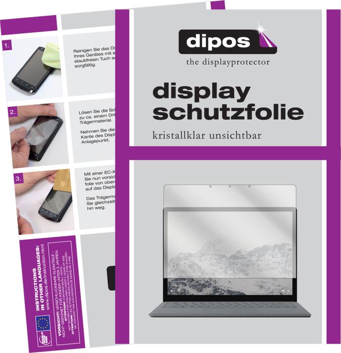 Produktbild Dipos Displayschutzfolie Crystalclear (2 Stück, Microsoft Surface Laptop)