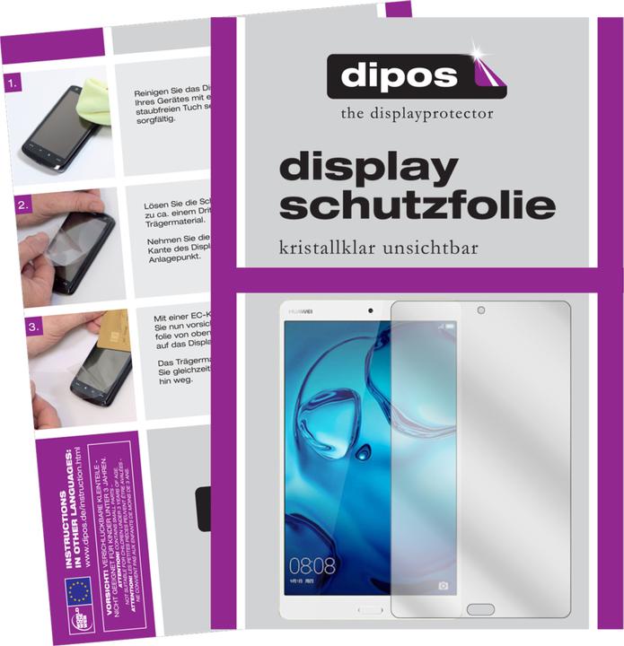 Produktbild Dipos Displayschutzfolie Crystalclear (2 Stück, Huawei MediaPad M3 Lite 10)