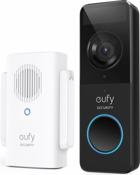 Actual product image eufy Battery Doorbell Slim 1080p Black (Wireless)