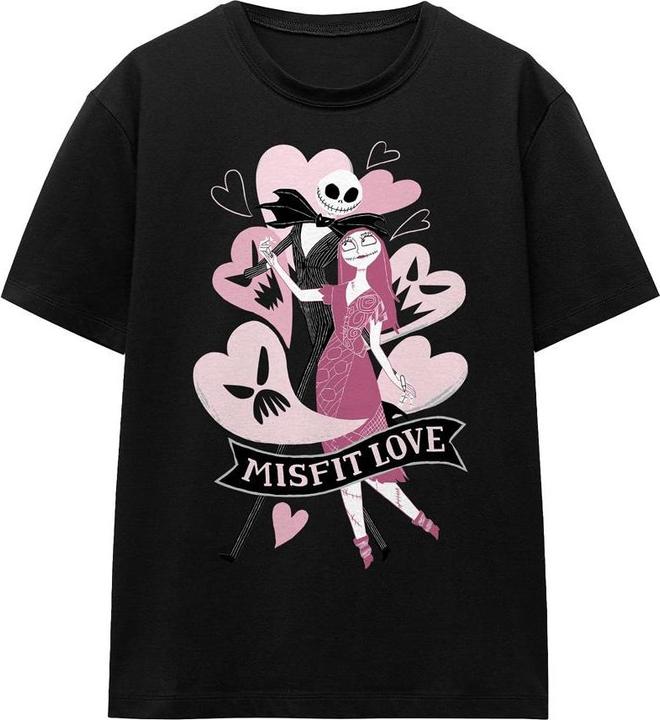 Immagine prodotto The Nightmare Before Christmas Misfit Love Maglietta San Valentino Adulto Unisex (L)