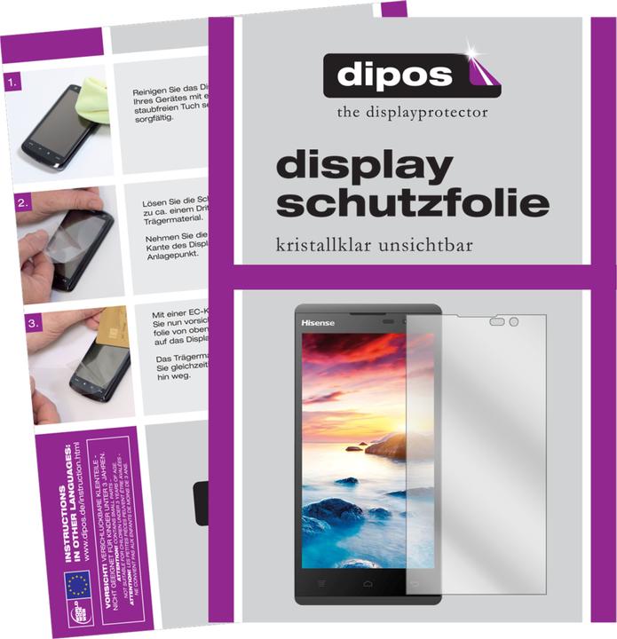 Produktbild Dipos Displayschutzfolie Crystalclear (2 Stück, HiSense Sero 5)