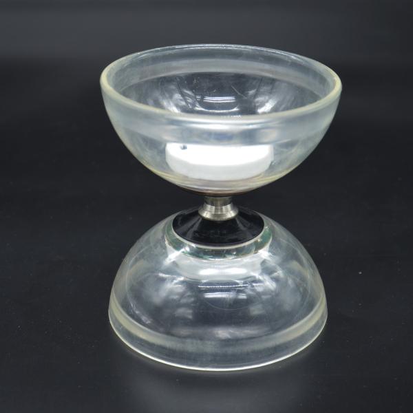 Actual product image Kögler Diabolo transparent with light in 3 colours H: 10cm W: 11.2cm L: 40cm