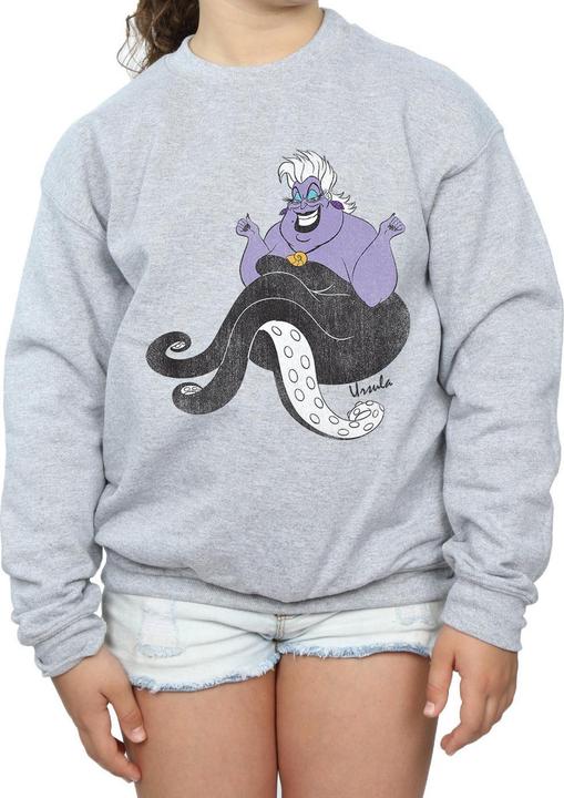 Actual product image Disney Girls The Little Mermaid Classic Ursula Sweatshirt (116)